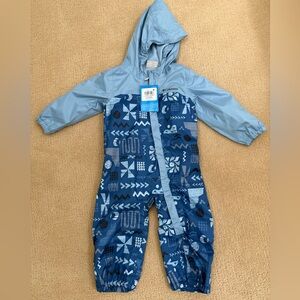 Columbia Omni-tech Rain Suit/ Bunting. Size 18-24